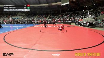66 lbs Consi Of 8 #1 - Kinsley Jones, Storm Wrestling Center vs River Stephens, Abilene Kids Wrestling Club
