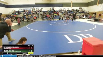 71 lbs Cons. Round 2 - Charles Kercher, Washington vs Jesse Stone, Bonners Ferry Wrestling Club