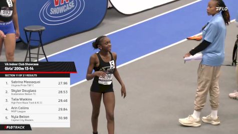 High School Girls' 200m, Finals 12 - Age 13-14