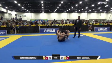 Weiss Sakhizada vs Evan Franklin Barrett 2025 World IBJJF Jiu-Jitsu No-Gi Championship