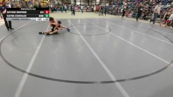 140 lbs Champ. Round 2 - Kayne Costalez, Magic City Wrestling Club vs Zayden Zentner, MTC-MANTANONA TRAINING CENTER