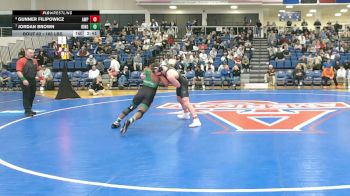 165 lbs Quarterfinal - Gunner Filipowicz, Army West Point vs Jordan Brown, Binghamton