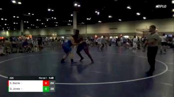 285 lbs Round 3 (6 Team) - Sebastien Bazile, Cowboy Forever vs Dominic Jones, Ohio Devils