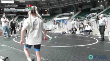160 lbs Rr Rnd 3 - Adalynn Parsley, SE Girls vs Ripley Harris, Team Tulsa Girls