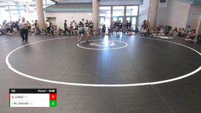 120 lbs Cons. Round 2 - Matthew Dwinell, The 300 Club vs Alfred Cabot, Aptos