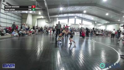 49 lbs Round Of 16 - Tucker Wishard, Claremore Wrestling Club vs Kane Leyba, Team Tulsa Wrestling Club