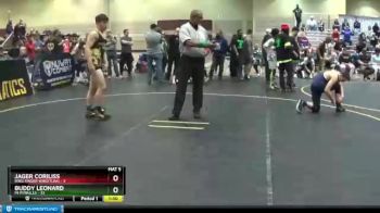 129 lbs Round 5 (6 Team) - Buddy Leonard, MI Pitbulls vs Jager Coriliss, Ring Finger Wrestling