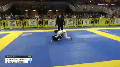 MIA GRACE WILLIAMS vs BRIANNA KAY WILLIAMSON 2021 Pan Kids Jiu ...