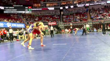 1A-215 lbs Cons. Round 2 - Ray Lienau, South Winneshiek vs Carson Edney, Logan-Magnolia
