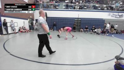 125 lbs Champ. Round 1 - Sawyer Cameron, 208 Badgers Wrestling Club vs Brey Stahle, Idaho Gold Wrestling Club