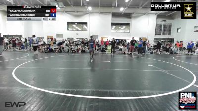 126 kg 5th Place - Cale Vandermark, Sebolt Wrestling Academy vs Abdirahman Unle, MWC Wrestling Academy