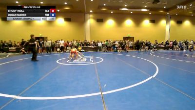 126 lbs Champ. Round 1 - Brody Neill, New Jersey vs Logan Maher, Pennsylvania