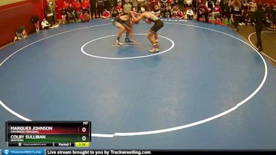 132 lbs Quarterfinal - Marques Johnson, Cimarron Memorial vs Colby Sulliban, Western