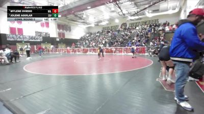 135 lbs Cons. Round 5 - Jolene Aguilar, Santa Ana Valley vs Mylene Oviedo, Walnut