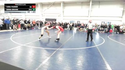 125 lbs Quarterfinal - Cera Fadden, Evanston vs Emma Brown, Skyridge