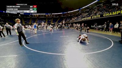 75 lbs Final - Caleb Williams, Mifflin County vs Cooper Ohm, Armstrong