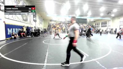 106 lbs Semifinal - Cadence Harrell, Mayfair vs Jaden Yacuta, Porterville