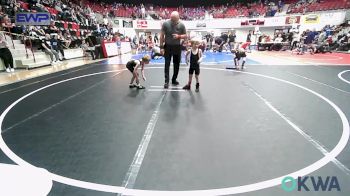 43 lbs Consi Of 8 #2 - Nicholous Hunt, Heat vs Grant Lowe, Prairie Grove Youth Wrestling