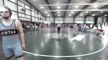 157 lbs Finals (4 Team) - Brady McCurdy, Uintah vs Kam Kennington (BE), Juab B