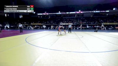 160 lbs Round Of 16 - Gracin Dennis, Treasure Valley CC vs Aaliyah Rios, Sacramento State