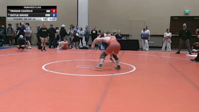 138 lbs Champ. Rd Of 16 - Teagan Caciolo, Grit Mat Club vs Doyle Grosz, HVWC
