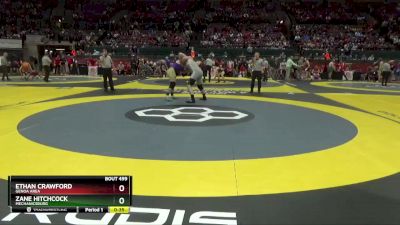 D3-215 lbs Cons. Round 1 - Ethan Crawford, Genoa Area vs Zane Hitchcock, Mechanicsburg