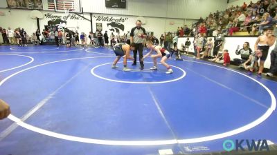 130 lbs Rr Rnd 1 - Gauge Vogel, Pryor Tigers vs Jonathan Valadez, Dark Cloud Wrestling Club