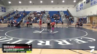 180 lbs 3rd Place Match - Evelyn Garcia, Fresno City College vs De`oujenai Murphy-Morre, Sacramento City College