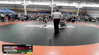 41 lbs Semifinal - Garrett Larson, Homedale Wrestling vs Norman Morris, St. Maries Wrestling Club