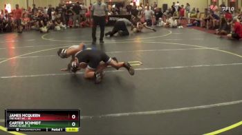 82 lbs Round 1 (6 Team) - Carter Schmidt, SVRWC Silver vs James McQueen, The Hunt WC