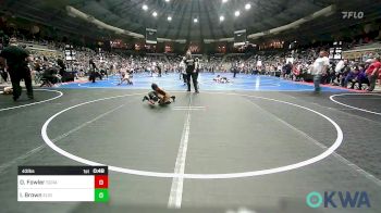 43 lbs Round Of 16 - Owden Fowler, Scrap Yard Training vs Isaiah Brown, Elgin Wrestling