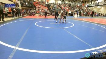 46 lbs Consi Of 8 #1 - Desmond Proctor, Henryetta Knights Wrestling Club vs Quade Morrison, Tiger Trained Wrestling