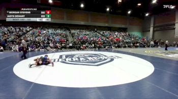 120 lbs Cons. Round 2 - Morgan Stevens, Shasta vs Jadyn Dewart, Reed