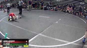 112 lbs Round 5 (6 Team) - James Longbine, Team Texas Red vs Ty Wood, Kansas Cobra