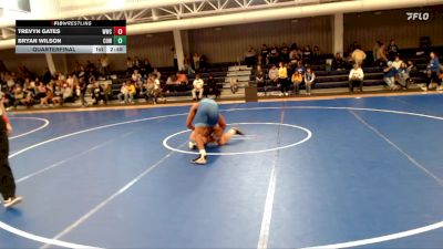 197 lbs Quarterfinal - Trevyn Gates, Western Wyoming College vs Bryan Wilson, Cowley College