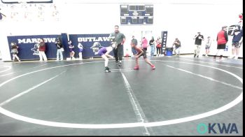 58 lbs Semifinal - NirVaun Banks, Elgin Wrestling vs Ryerson McKnight, Chickasha Youth Wrestling