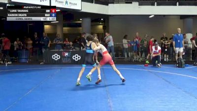 75 lbs Cons. Semis - Luke Taussig, Greater Heights Wrestling vs Kaison Deats, Mat Assassins