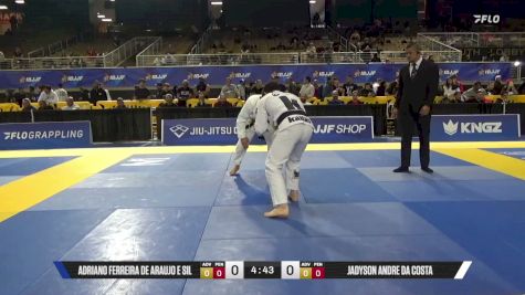Jadyson Andre Da Costa vs Adriano Ferreira De Araujo E Sil 2026 Pan Jiu Jitsu IBJJF Championship