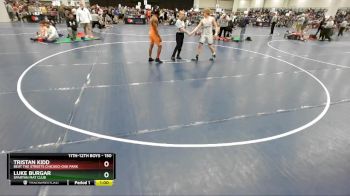 150 lbs Cons. Round 2 - Luke Burgar, Spartan Mat Club vs Tristan Kidd, Beat The Streets Chicago-Oak Park