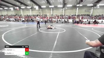 69 lbs Semifinal - Cael Spitzer, Southwest Hammers vs Axle Sutfin, Top Rank