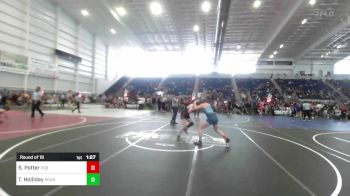 155 lbs Round Of 16 - Shaylin Potter, 209 Wrestling vs Tobe Holliday, Round Valley