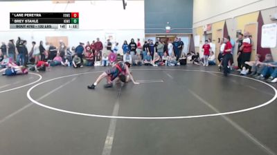 132 lbs 1st Place Match - Brey Stahle, Idaho Gold Wrestling Club vs Lane Pereyra, Fighting Squirrels Wrestling Club