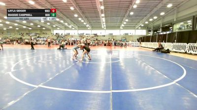 107 lbs Rr Rnd 3 - Layla Geiger, Wrecking Crew Dream Crushers Black - HSG vs Maggie Campbell, Doughgirls - HSG