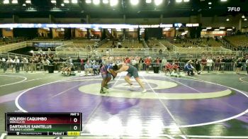 1A 285 lbs Cons. Round 1 - Dartavius Saintelus, The King`s Academy vs Adleigh Caquimbo, Wakulla Hs