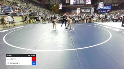 113 lbs Cons 16 #2 - Lincoln Rohr, OH vs Peyton Schoettle, IN