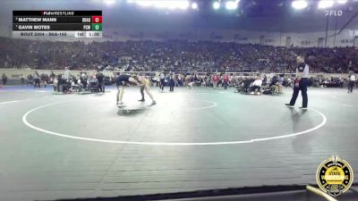 B6A-165 lbs Quarterfinal - Gavin Motes, Putnam City West vs Matthew Mann, Broken Arrow