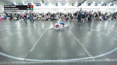 96 lbs Round Robin 1 - Brody OHern, Pit Crew - HS vs Kolton Hartman, Ohio Valley Forge - HS