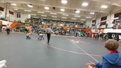 72-73 lbs Round 2 - Jamen Crosby, Lovell Middle School vs Kannon Bassett, Lovell Middle School