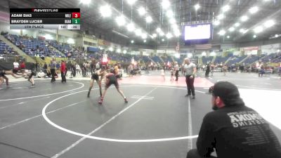 109 lbs 5th Place - Adam Sias, Mile High WC vs Brayden Lucier, Bear Cave WC