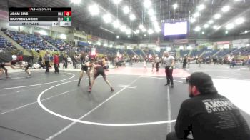 109 lbs 5th Place - Adam Sias, Mile High WC vs Brayden Lucier, Bear Cave WC